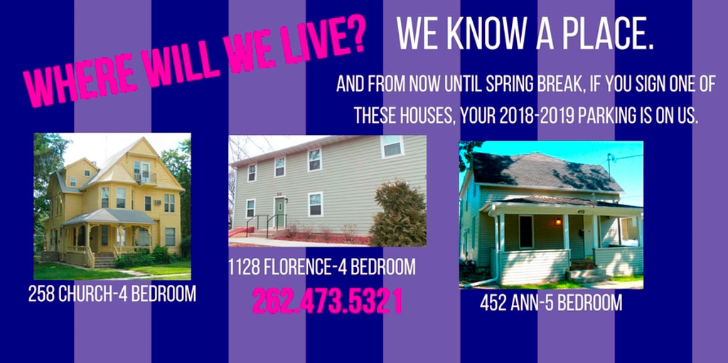 DLK Rentals The Leader in UWWhitewater Student Rentals